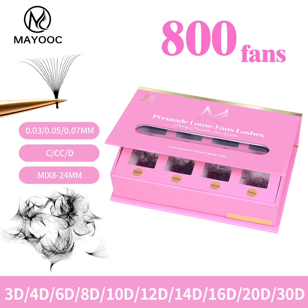 Eyelash Extension Logo - MAYOOC 800Fans Extension Ciglia a Ventaglio
