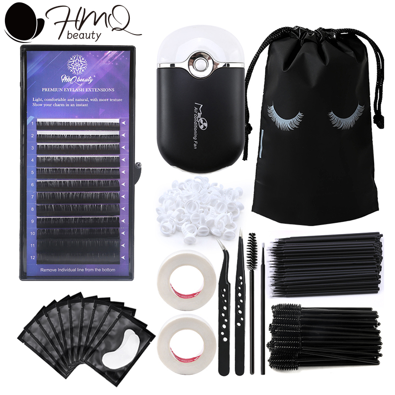 Eyelash Extension Fan - 217Pc Kit di Estensione Delle Ciglia