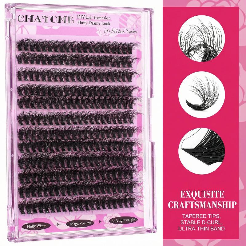 Eyelash Extension Last - Ciglia a ciuffetti effetto D Curl,