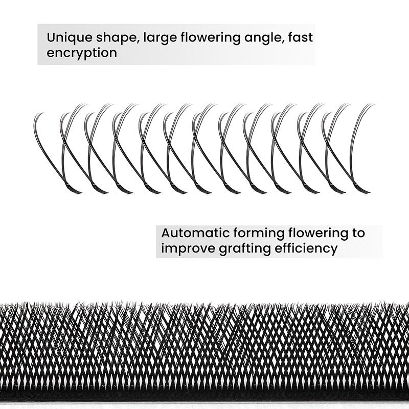 10PCS Extension Ciglia YY a Fo - Eyelash Extension Fan recensione e prezzo