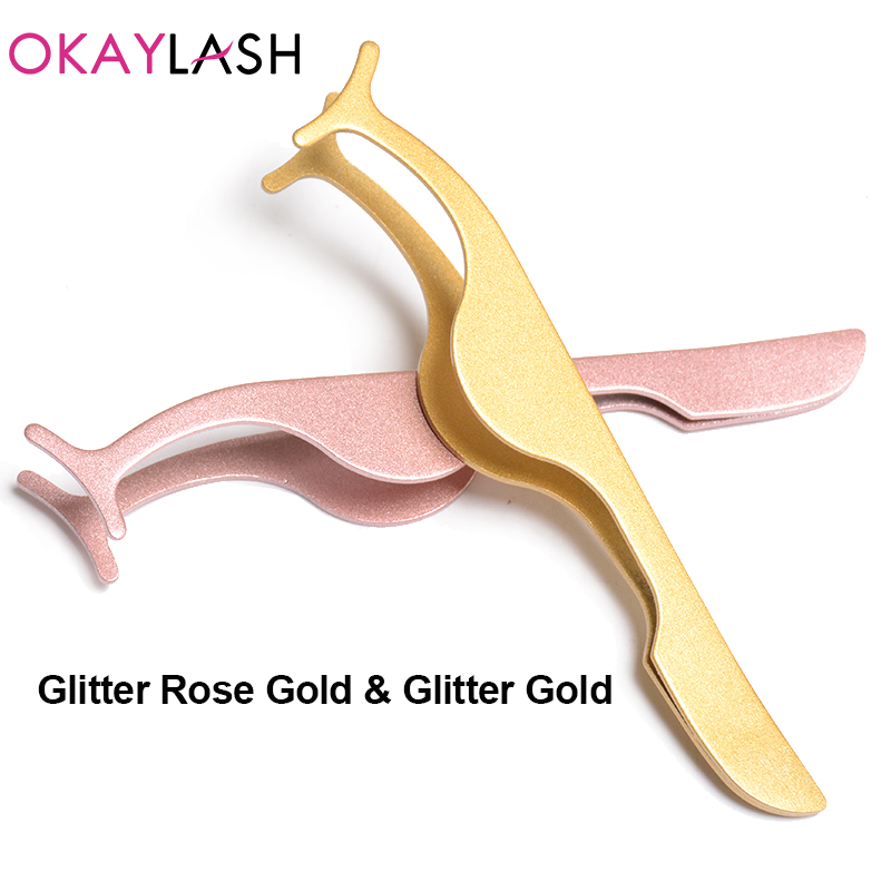 OKAYLASH Pinzette per ciglia f - Eyelash Extension Logo recensione e prezzo